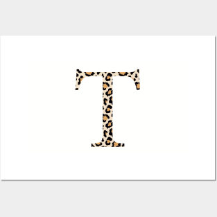 Tau Cheetah Letter Posters and Art